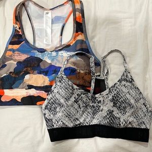 2 Small Sports bras bundle